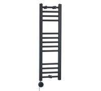 Milano Artle 400W Anthracite Straight Bar WiFi Electric Heated Towel Rail - 1000mm x 300mm