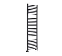 Milano Artle Anthracite Curved Bar Heated Towel Rail - 1800mm x 500mm