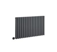Milano Aruba 1200W Anthracite Horizontal Double Panel WiFi Electric Radiator UK Plug - 635 x 1000mm