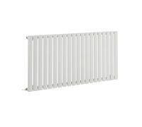Milano Aruba 1200W White Horizontal Single Oval Panel WiFi Electric Radiator - 635mm x 1180mm