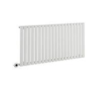 Milano Aruba 1200W White Horizontal Single Oval Panel WiFi Electric Radiator - 635mm x 1180mm