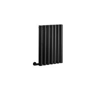 Milano Aruba 600W Black Horizontal Double Oval Panel Electric Radiator Cable Cover - 635mm x 413mm