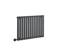 Milano Aruba 800W Anthracite Horizontal Single Panel WiFi Electric Radiator UK Plug - 635 x 826mm