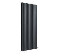 Milano Aruba Ardus 3460W Anthracite Single Double Oval Panel Dry Heat Vertical Electric Radiator WiFi - 1784mm x 708mm
