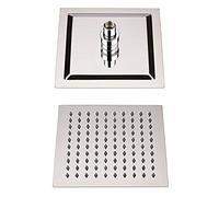 Milano Arvo 300mm Square Ultra Thin Fixed Rainfall Shower Head - Chrome