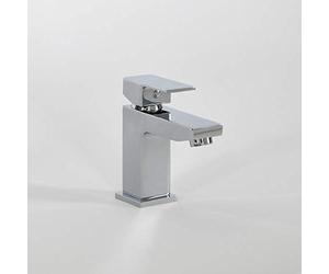 Milano Arvo Modern Mono Bathroom Basin Mixer Tap Lever Handle - Chrome