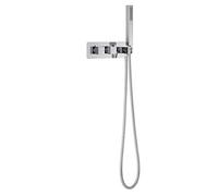 Milano Arvo Thermostatic Mixer Valve Hand Shower Handset 1.75m Hose - Chrome