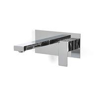 Milano Arvo Wall Mounted Bathroom Basin Mixer Tap - Chrome