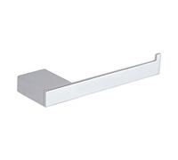 Milano Arvo Modern Wall Mounted Square Bathroom Toilet Roll Holder - Chrome