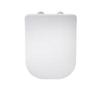 Milano Avenham White Toilet WC Quick Release Soft Close Seat - 340mm x 433mm