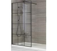 Milano Barq Black Grid Shower Enclosure Drying Tray - 1600mm x 800mm