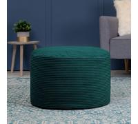 Milano Beanbag Footstool, Corduroy, Teal ICON Teal One Size