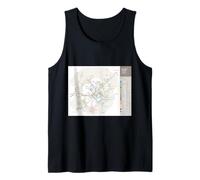 Milano Bergamo Lines Art Souvenir from Italy Tank Top