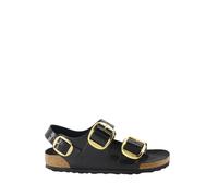 BIRKENSTOCK Flat sandals Milano Big Buckle in Black 3.5