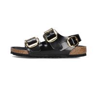 Milano Big Buckle Sandals - female - Birkenstock - Flat Sandals - Black - 6 UK - Shoes 6 UK