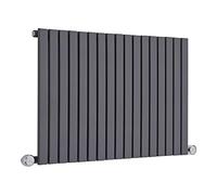 Milano Capri 1000W Anthracite Horizontal Single Flat Panel WiFi Electric Radiator - 635mm x 1000mm