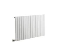 Milano Capri 1000W White Horizontal Single Flat Panel WiFi Electric Radiator UK Plug - 635 x 1000mm