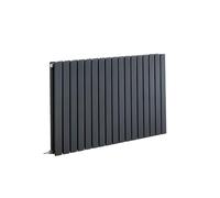 Milano Capri 1200W Anthracite Horizontal Double Flat Panel WiFi Electric Radiator - 635mm x 1000mm