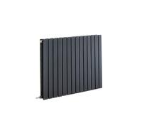 Milano Capri 1200W Anthracite Horizontal Double Flat Panel WiFi Electric Radiator - 635mm x 826mm