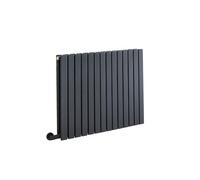Milano Capri 1200W Anthracite Horizontal Double Flat Panel WiFi Electric Radiator - 635mm x 826mm