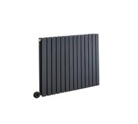 Milano Capri 1200W Anthracite Horizontal Double Panel WiFi Electric Radiator UK Plug - 635 x 826mm