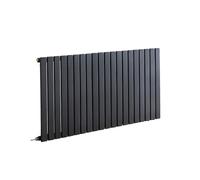 Milano Capri 1200W Anthracite Horizontal Single Flat Panel WiFi Electric Radiator - 635mm x 1180mm