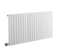Milano Capri 1200W White Horizontal Single Flat Panel WiFi Electric Radiator UK Plug - 635 x 1180mm
