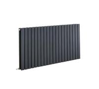 Milano Capri 1500W Anthracite Horizontal Double Flat Panel Electric Radiator - 635mm x 1180mm