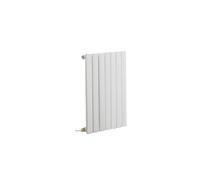 Milano Capri 400W White Horizontal Single Flat Panel Electric Radiator - 635mm x 413mm