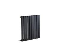 Milano Capri 600W Anthracite Horizontal Single Flat Panel Electric Radiator - 635mm x 590mm
