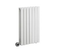 Milano Capri 600W White Horizontal Double Flat Panel WiFi Electric Radiator UK Plug - 635 x 413mm