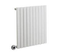 Milano Capri 600W White Horizontal Single Flat Panel WiFi Electric Radiator UK Plug - 635 x 590mm