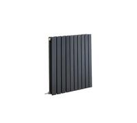 Milano Capri 800W Anthracite Horizontal Double Flat Panel Electric Radiator - 635mm x 590mm