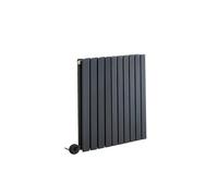 Milano Capri 800W Anthracite Horizontal Double Flat Panel WiFi Electric Radiator - 635mm x 590mm
