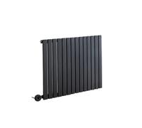 Milano Capri 800W Anthracite Horizontal Single Flat Panel WiFi Electric Radiator - 635mm x 826mm