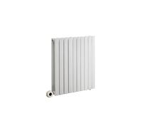 Milano Capri 800W White Horizontal Double Flat Panel WiFi Electric Radiator UK Plug - 635 x 590mm