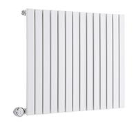 Milano Capri 800W White Horizontal Single Flat Panel WiFi Electric Radiator - 635mm x 826mm