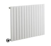 Milano Capri 800W White Horizontal Single Flat Panel WiFi Electric Radiator - 635mm x 826mm