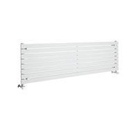 Milano Capri White Horizontal Single Flat Panel Radiator - 472mm x 1600mm