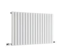 Milano Capri White Horizontal Single Flat Panel Radiator - 635mm x 1000mm