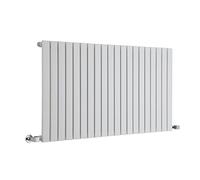 Milano Capri White Horizontal Single Flat Panel Radiator - 635mm x 1180mm