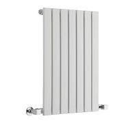 Milano Capri White Horizontal Single Flat Panel Radiator - 635mm x 413mm