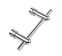 Milano Chrome Towel Rail for Aruba Vertical Radiator - 230mm