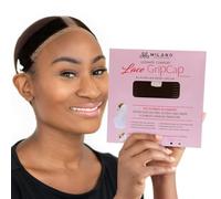 MILANO COLLECTION Lace Wig Grip Cap for Women, Adjustable Wig Caps for Women Non Slip with Headband to Secure Lace Top Perfectly in Place, One Size Fits All, One Size Fits All, Chocolate Brown