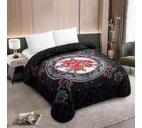 MILANO COLLECTIONS® Korean Style Mink Blanket King Size 85 x 95 Inches - 2 Ply Reversible Raschel Blanket,Heavy Thick 12 LBS, Silky Soft Warm Thick Blanket for Winter, Charcoal Grey