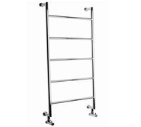 Milano Derwent Chrome Ladder Style Heated Towel Rail - 1142mm x 527mm