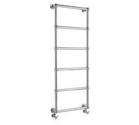 Milano Derwent Chrome Ladder Style Heated Towel Rail - 1550mm x 600mm