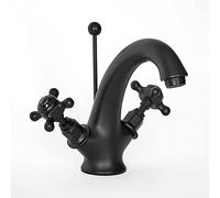 Milano Elizabeth Mono Basin Mixer Tap Crosshead Handles - Black