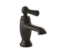 Milano Elizabeth Mono Bathroom Basin Mixer Tap Lever Handle - Black