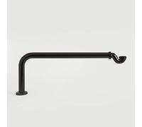 Milano Elizabeth Shallow Seal Bath Trap Outlet Pipe - Black